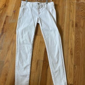 American Eagle White Skinny Jeans Size 4
